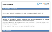 Teach Learn Web Class 6 Math Class Notes Demo